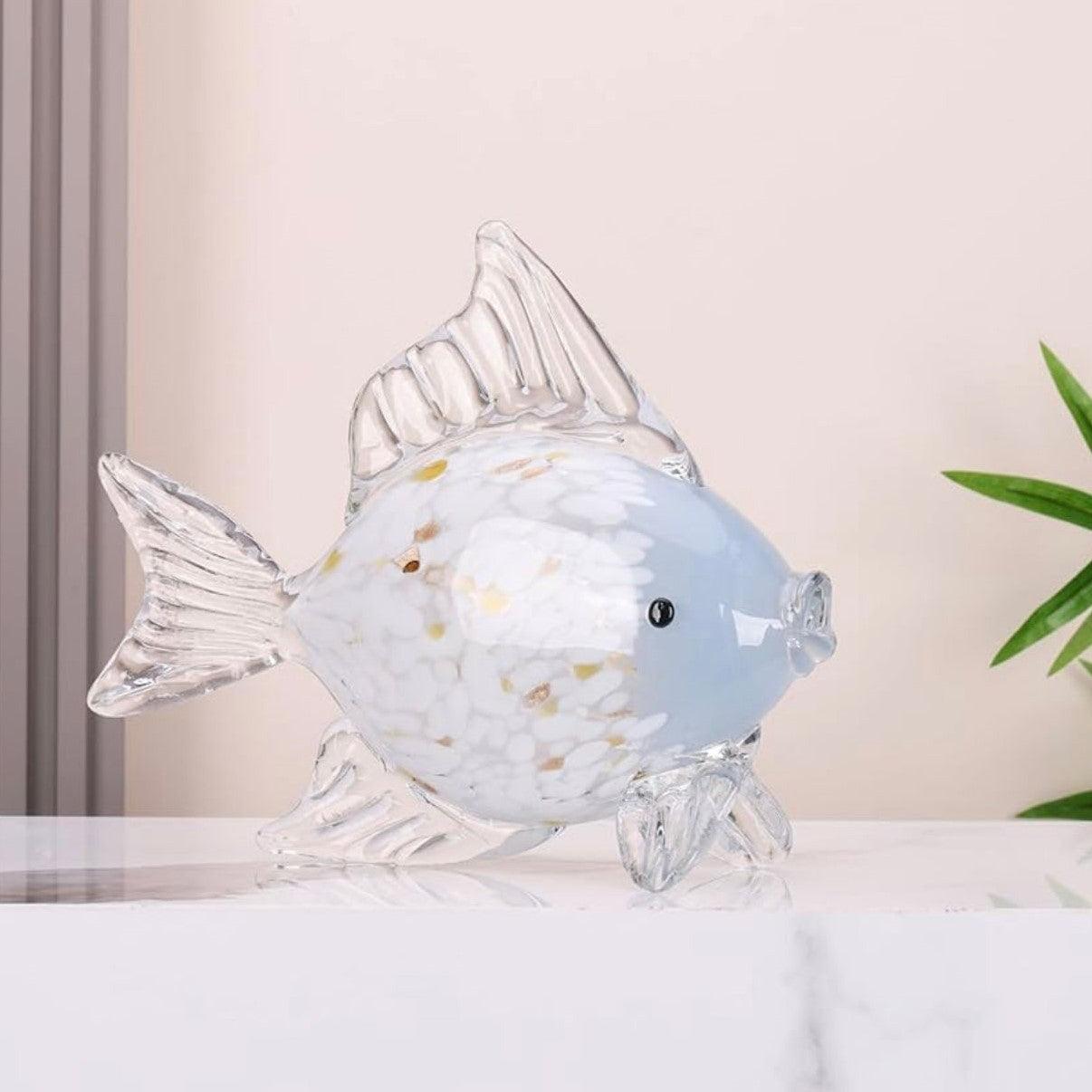MURANO GLASS FISH SCULPTURE STYLE 15